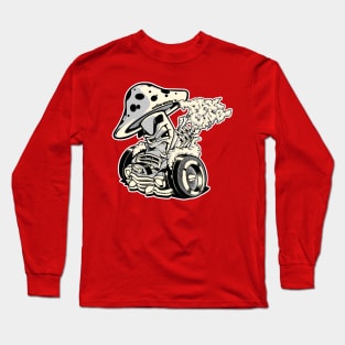 Mushroom Man on Wheels Long Sleeve T-Shirt